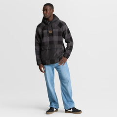 Elements Plaid Polar Fleece Quarter-Zip Hoodie - Buffalo Bills
