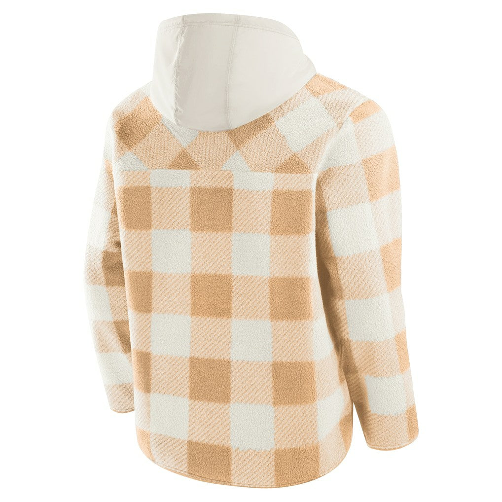 Elements Plaid Polar Fleece Quarter-Zip Hoodie - Pittsburgh Steelers