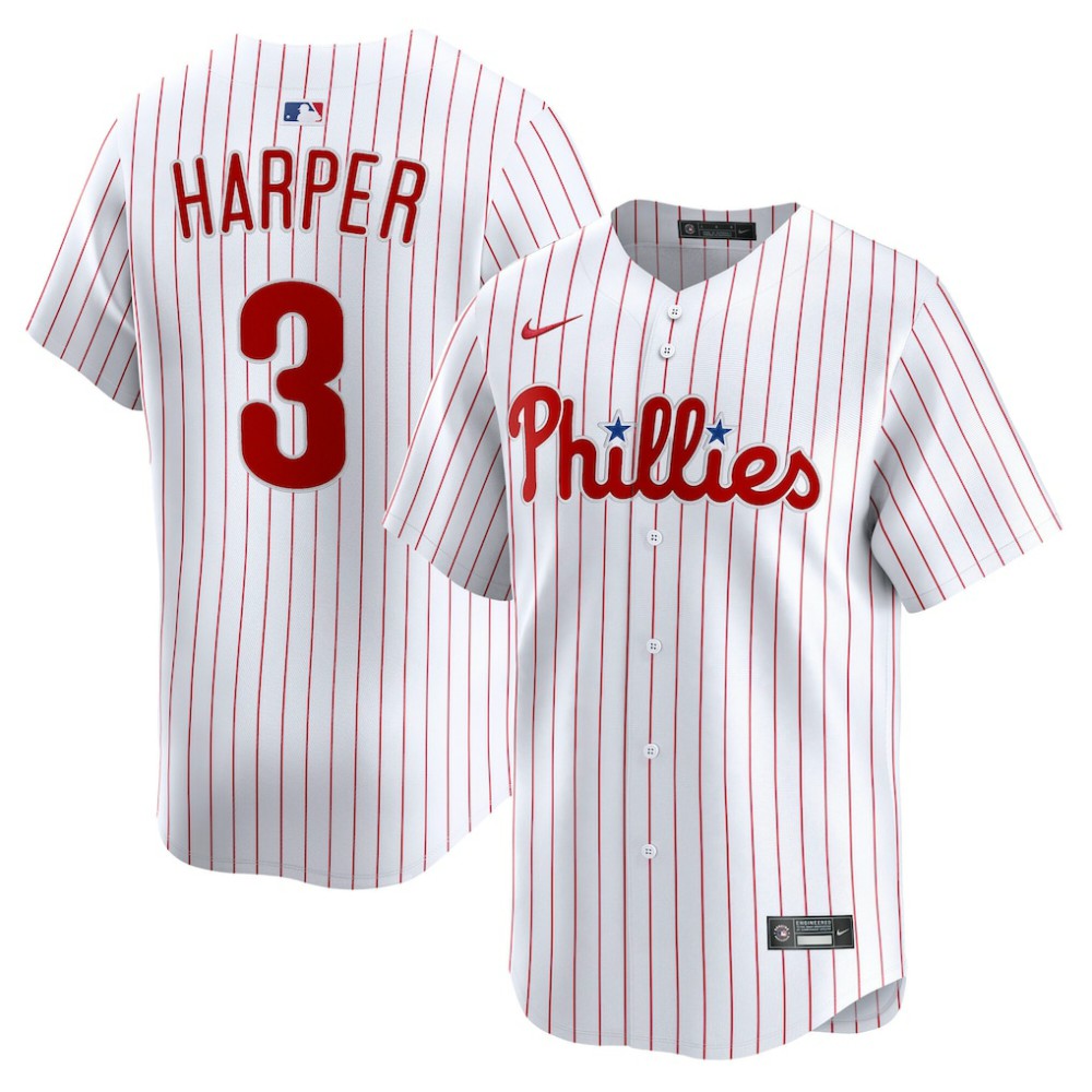 MLB Bryce Harper Philadelphia Phillies Nike Home Limited Player Jersey