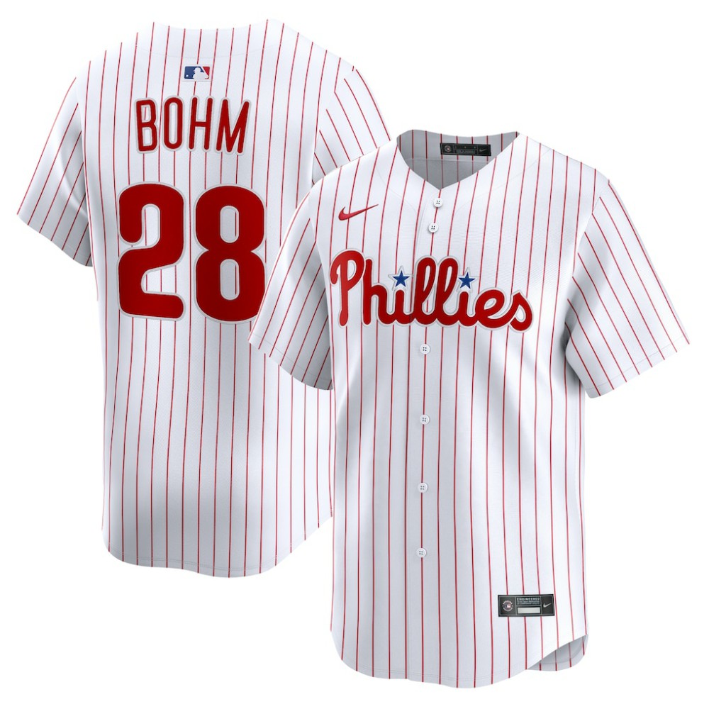 MLB Alec Bohm Philadelphia Phillies Nike Home Limited Player Jersey