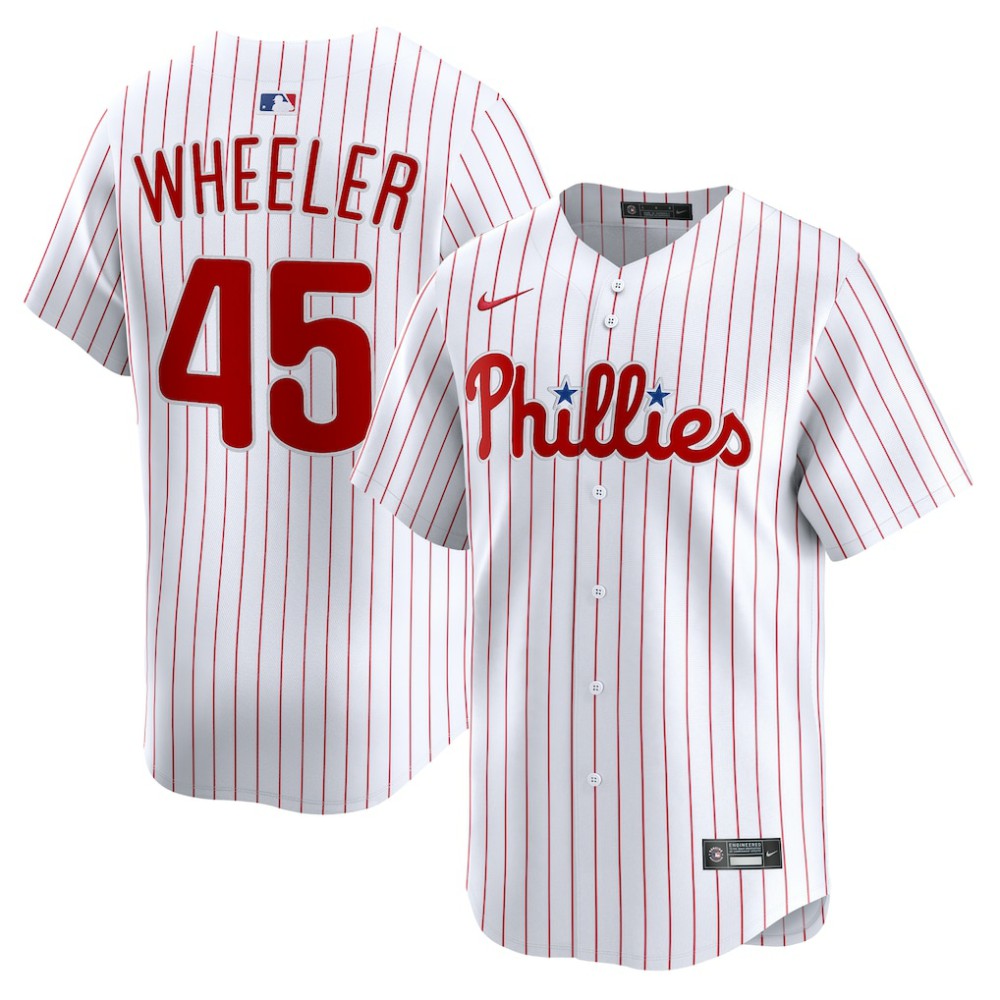 MLB Zack Wheeler Philadelphia Phillies Nike Home Limited Player Jersey