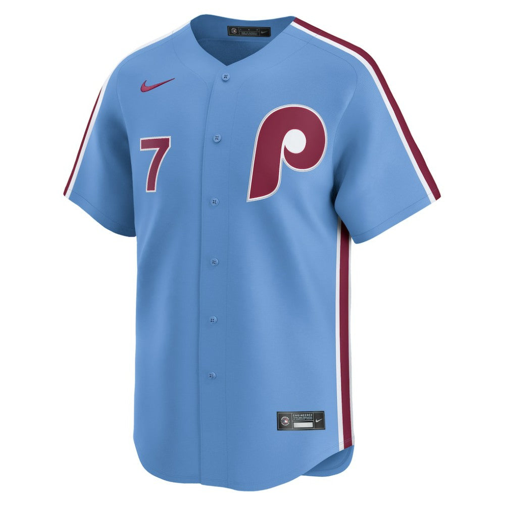 MLB Trea Turner Philadelphia Phillies Nike Alternate Limited Player Jersey