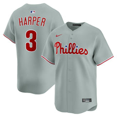 MLB Bryce Harper Philadelphia Phillies Nike Road Limited Player Jersey