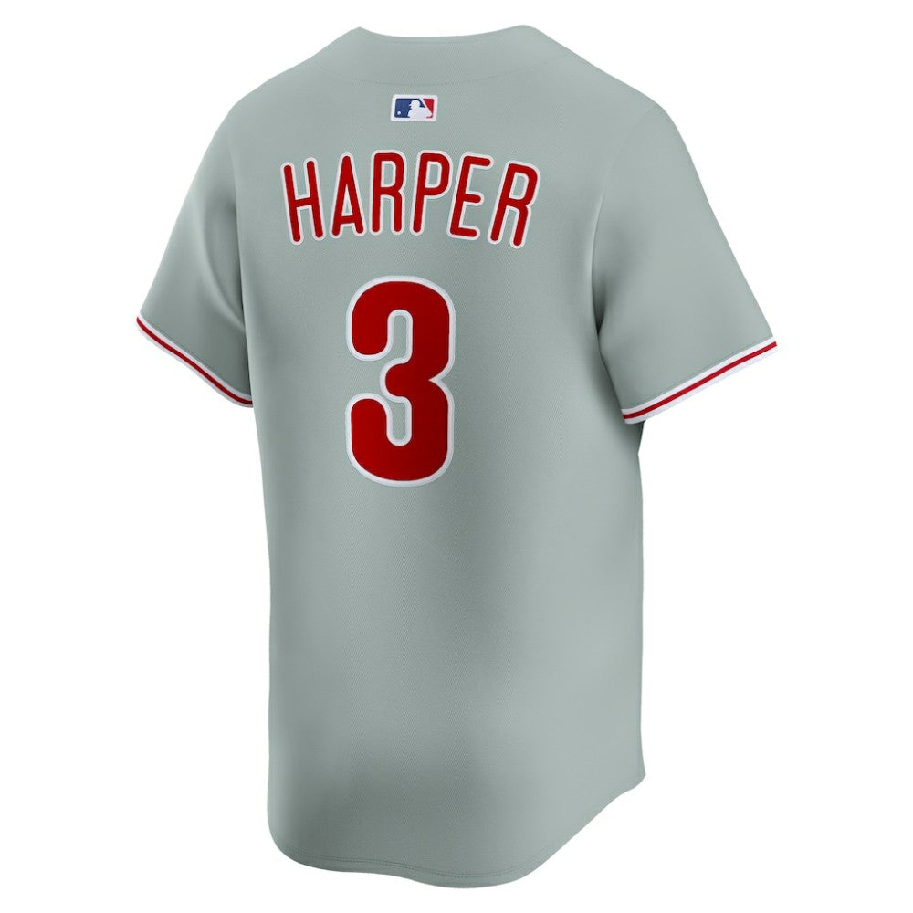 MLB Bryce Harper Philadelphia Phillies Nike Road Limited Player Jersey