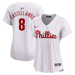 MLB Nick Castellanos Philadelphia Phillies Nike Women's Home Limited Player Jersey