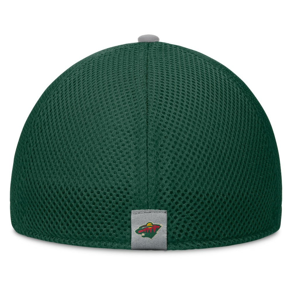 NHL Green Minnesota Wild Fanatics Fundamentals Span Flex Hat
