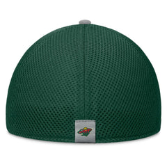 NHL Green Minnesota Wild Fanatics Fundamentals Span Flex Hat