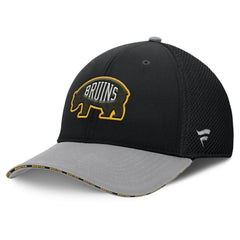 NHL Black Boston Bruins Fanatics Fundamentals Span Flex Hat
