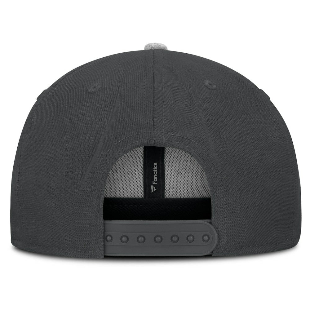 NHL Charcoal Vegas Golden Knights Fanatics Fundamentals Loden Snapback Hat