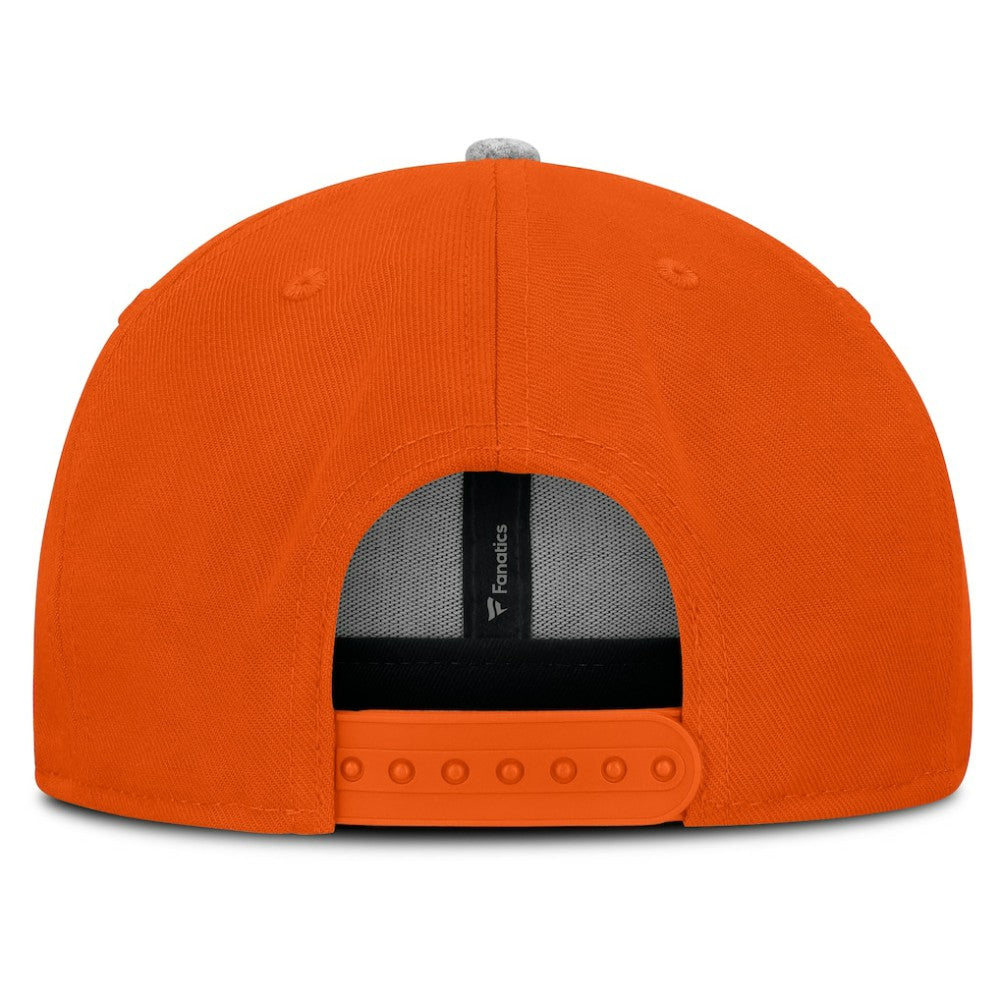 NHL Orange Anaheim Ducks Fanatics Fundamentals Loden Snapback Hat