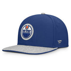 NHL Royal Edmonton Oilers Fanatics Fundamentals Loden Snapback Hat