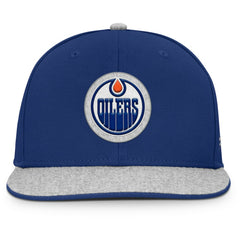 NHL Royal Edmonton Oilers Fanatics Fundamentals Loden Snapback Hat