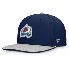 NHL Navy Colorado Avalanche Fanatics Fundamentals Loden Snapback Hat