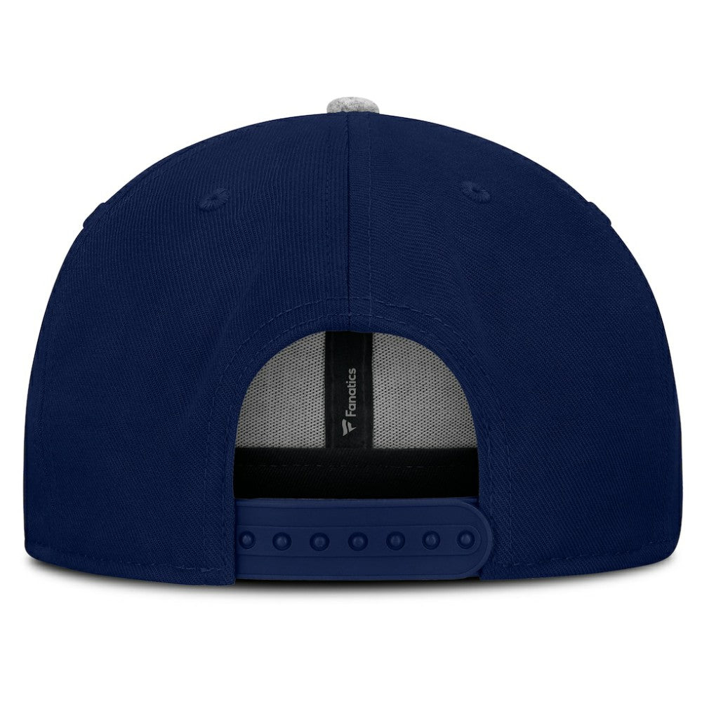 NHL Navy Colorado Avalanche Fanatics Fundamentals Loden Snapback Hat