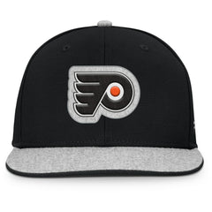 NHL Black Philadelphia Flyers Fanatics Fundamentals Loden Snapback Hat