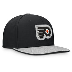 NHL Black Philadelphia Flyers Fanatics Fundamentals Loden Snapback Hat