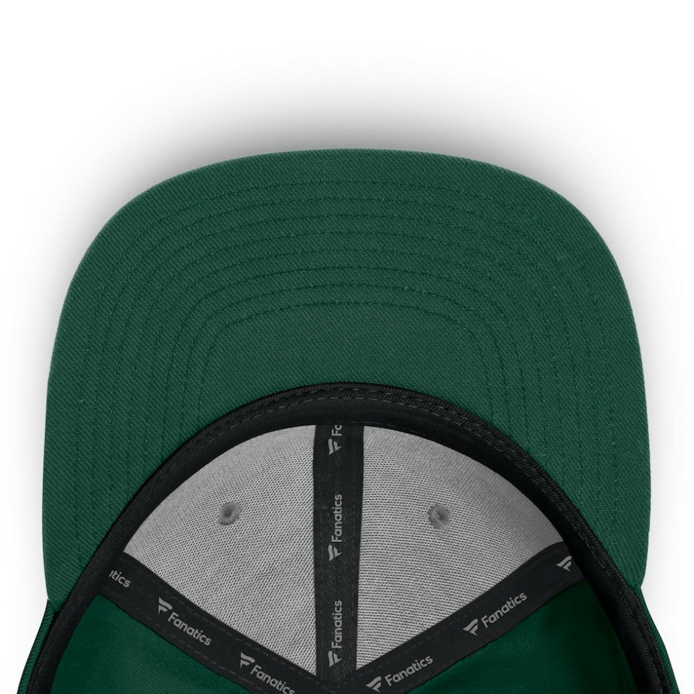 NHL Green Minnesota Wild Fanatics Fundamentals Loden Snapback Hat