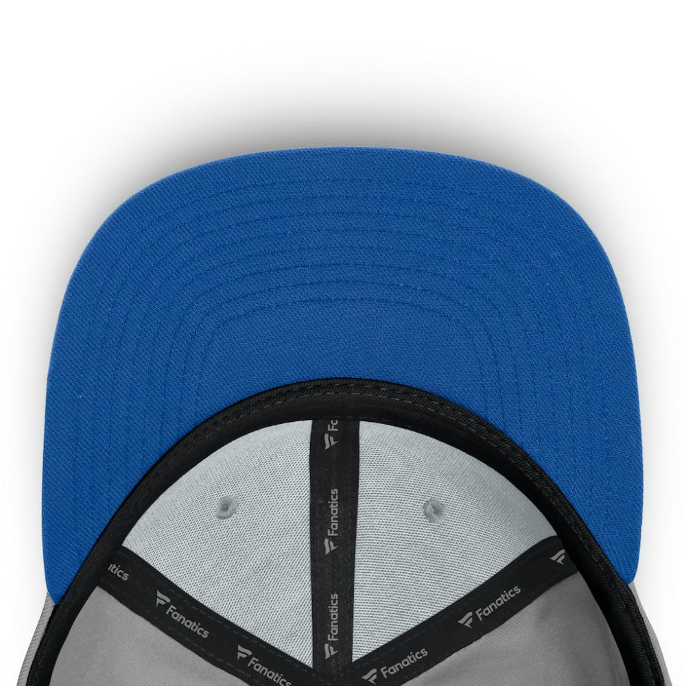 NHL Gray New York Rangers Fanatics Fundamentals Duo Split Logo Snapback Hat