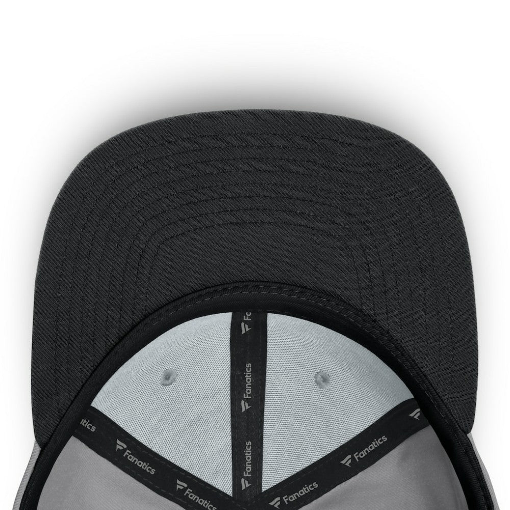 NHL Gray Los Angeles Kings Fanatics Fundamentals Duo Split Logo Snapback Hat