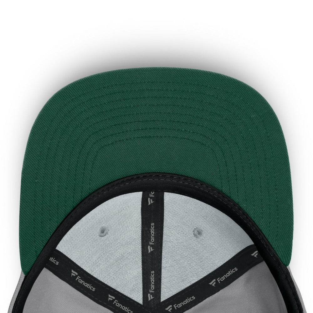 NHL Gray Minnesota Wild Fanatics Fundamentals Duo Split Logo Snapback Hat