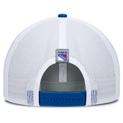 NHL Gray/Blue New York Rangers Fanatics Fundamental Adapt Trucker Adjustable Hat