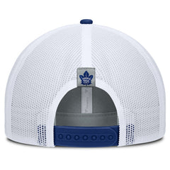 NHL Gray/Blue Toronto Maple Leafs Fanatics Fundamental Adapt Trucker Adjustable Hat