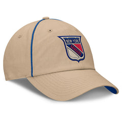 NHL Tan New York Rangers Fanatics Heritage Setoff Adjustable Hat