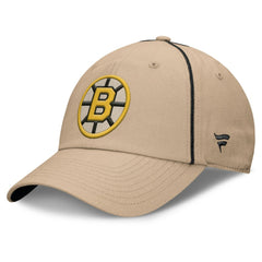 NHL Tan Boston Bruins Fanatics Heritage Setoff Adjustable Hat
