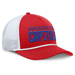 NHL Red/White Washington Capitals Fanatics Heritage Dutch A-Frame Trucker Adjustable Hat