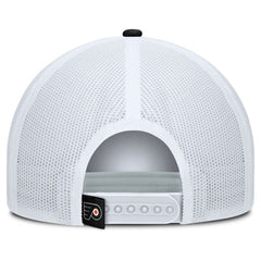 NHL Black/White Philadelphia Flyers Fanatics Heritage Dutch A-Frame Trucker Adjustable Hat