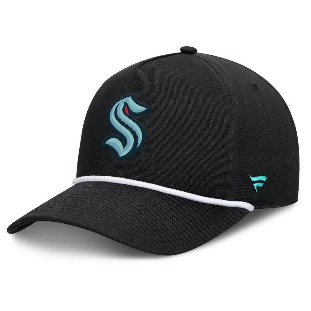 NHL Black Seattle Kraken Fanatics Authentic Pro Alt Jersey A-Frame Adjustable Hat