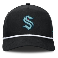 NHL Black Seattle Kraken Fanatics Authentic Pro Alt Jersey A-Frame Adjustable Hat
