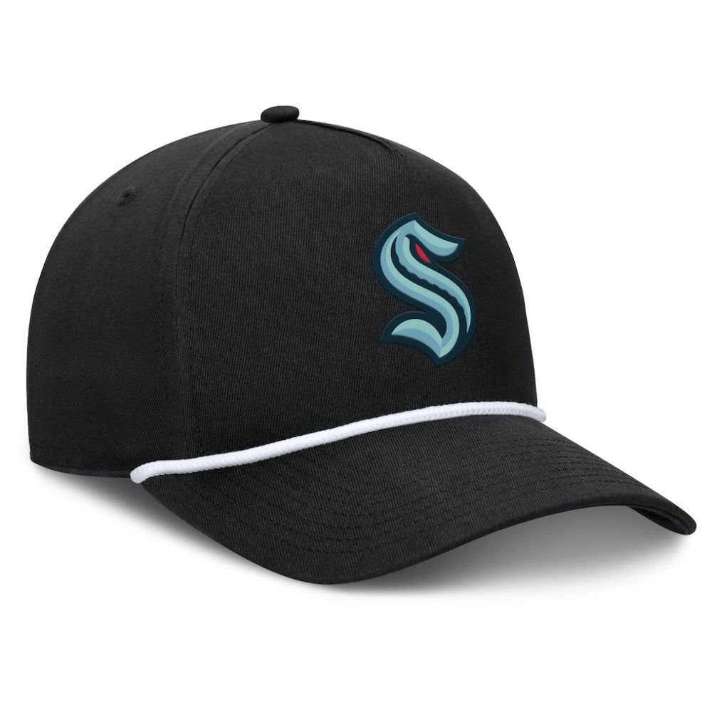 NHL Black Seattle Kraken Fanatics Authentic Pro Alt Jersey A-Frame Adjustable Hat