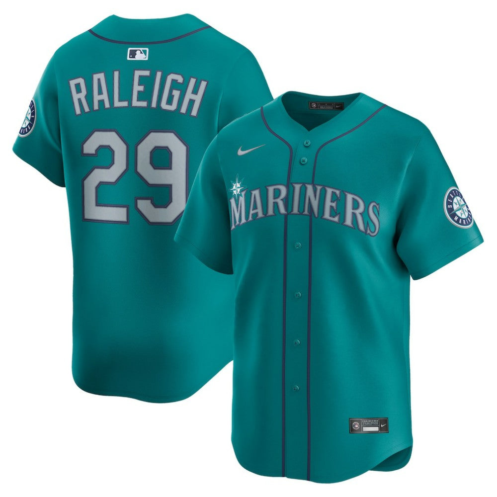 MLB Cal Raleigh Seattle Mariners Nike Alternate Limited Jersey