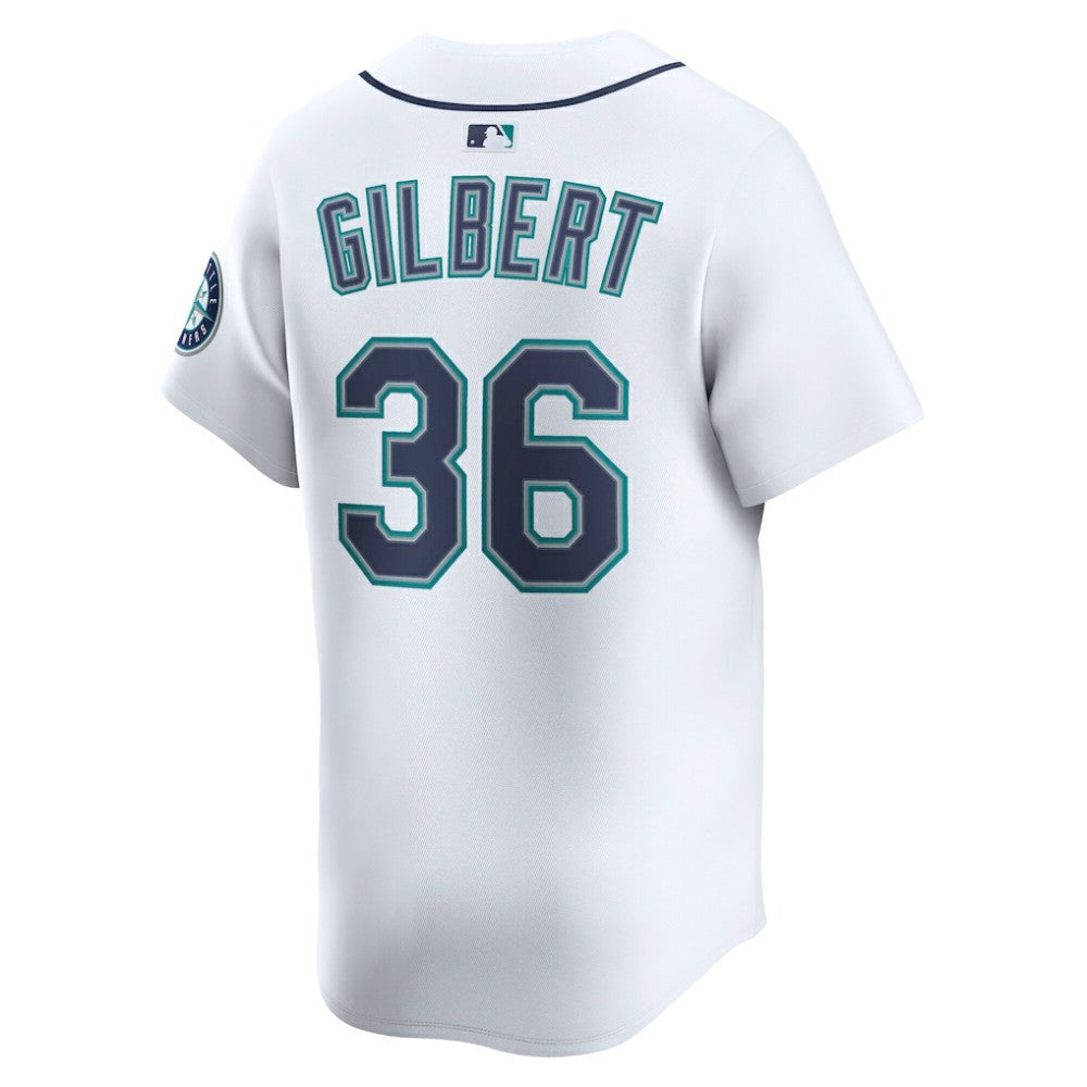 MLB Logan Gilbert Seattle Mariners Nike Home Limited Player Jersey