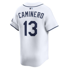 MLB Junior Caminero Tampa Bay Rays Nike Home Limited Jersey
