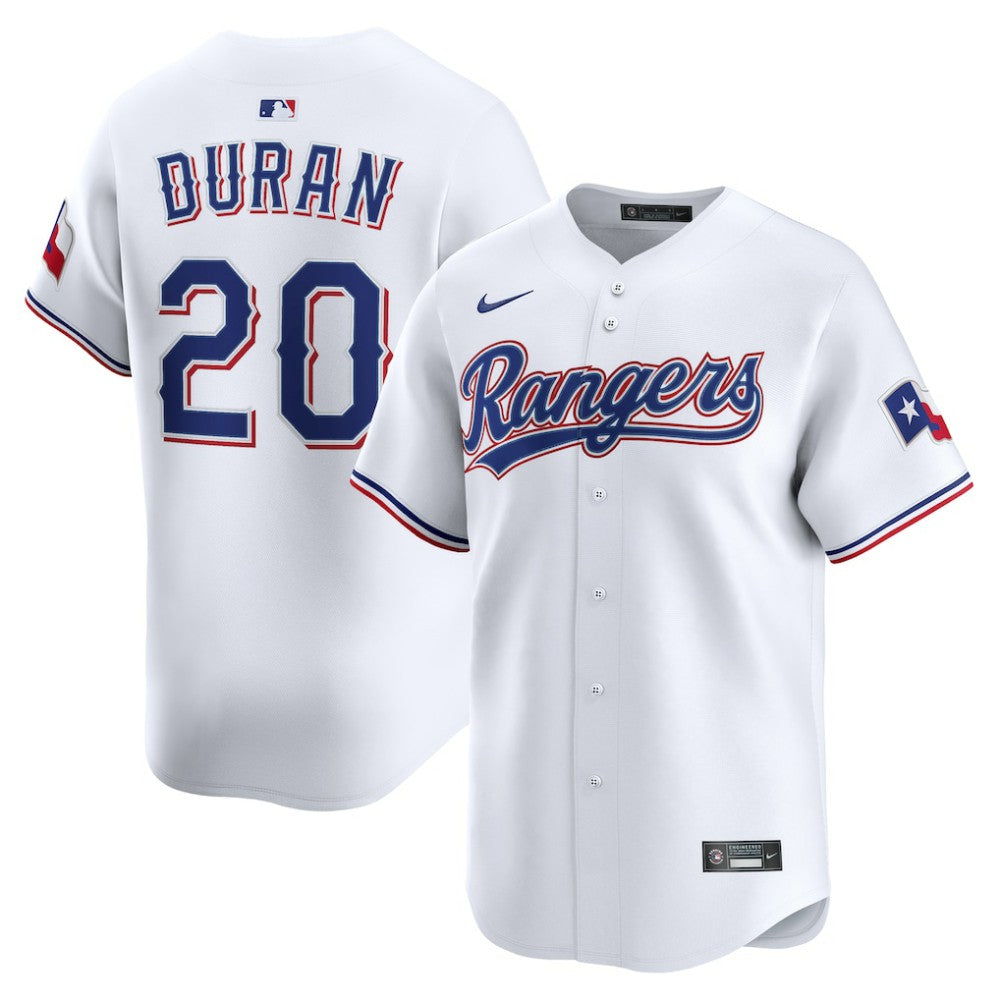 MLB Ezequiel Duran Texas Rangers Nike Home Limited Player Jersey