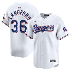 MLB Wyatt Langford Texas Rangers Nike Home Limited Player Jersey