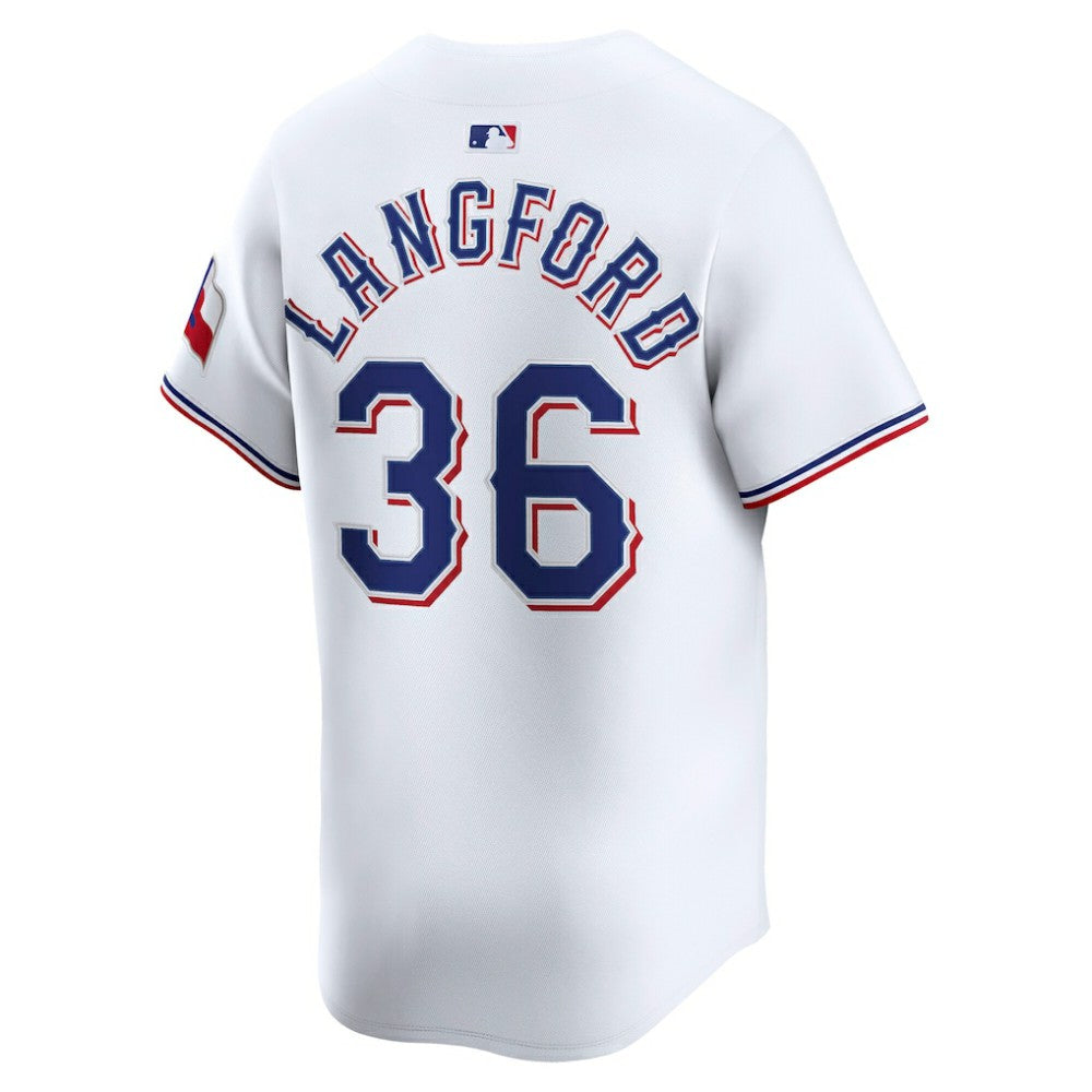 MLB Wyatt Langford Texas Rangers Nike Home Limited Player Jersey