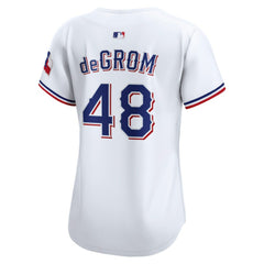 MLB Jacob deGrom Texas Rangers Nike Women's Home Limited Player Jersey