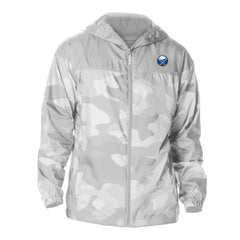 NHL Gray Buffalo Sabres Columbia Camo Flash Challenger Omni-Shade Full-Zip Hoodie Windbreaker