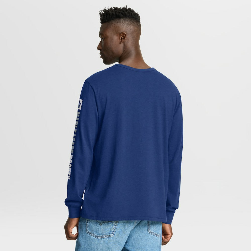 NHL Blue Toronto Maple Leafs Fanatics Goal Crease Legacy Long Sleeve T-Shirt