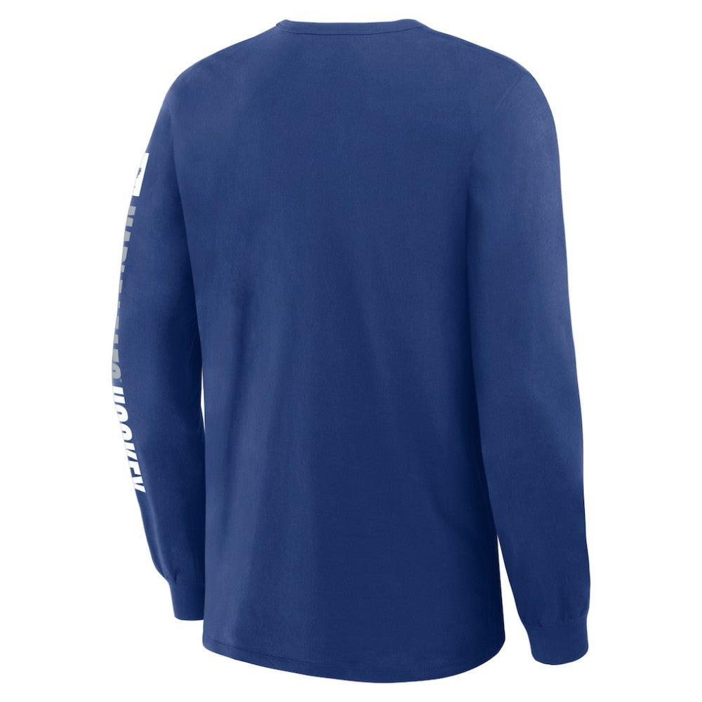 NHL Blue Toronto Maple Leafs Fanatics Goal Crease Legacy Long Sleeve T-Shirt