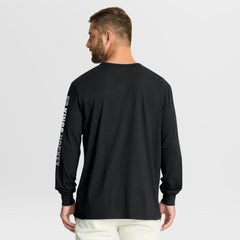 NHL Black Los Angeles Kings Fanatics Goal Crease Legacy Long Sleeve T-Shirt