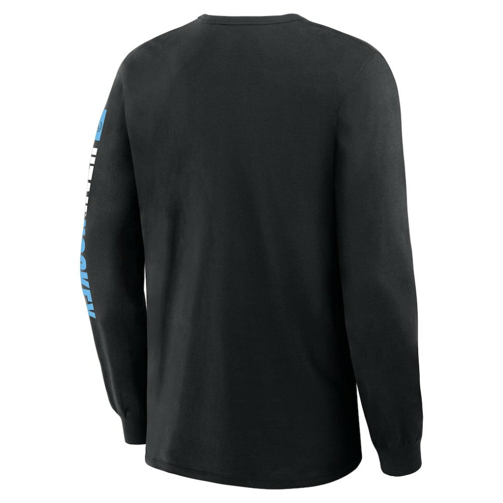 NHL Black Utah Mammoth Fanatics Goal Crease Legacy Long Sleeve T-Shirt