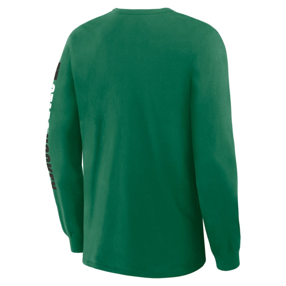 NHL Kelly Green Dallas Stars Fanatics Goal Crease Legacy Long Sleeve T-Shirt