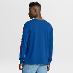 NHL Blue New York Rangers Fanatics Goal Crease Legacy Long Sleeve T-Shirt
