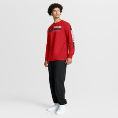 NHL Red Carolina Hurricanes Fanatics Goal Crease Legacy Long Sleeve T-Shirt