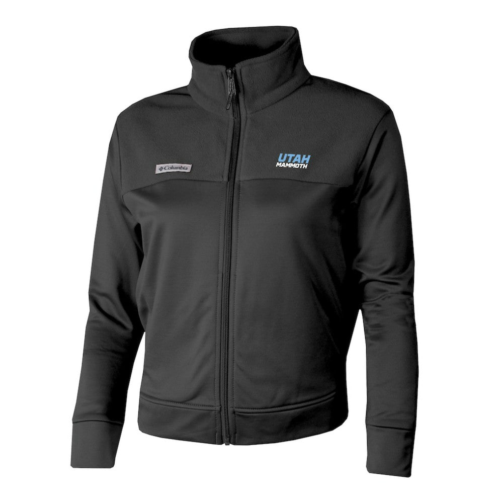 NHL Black Utah Mammoth Columbia Women's River Fleece Full-Zip Jacket