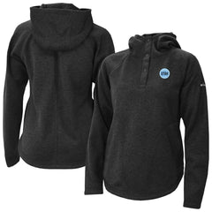 NHL Black Utah Mammoth Columbia Women's Sweater Weather Quarter-Snap Hoodie